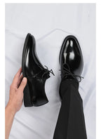 Fashion Purple Dress Shoes Man Party Shoes Casual Business Leather Shoes for Men Comfortable Pointed Toe Men's Formal Shoes 2025