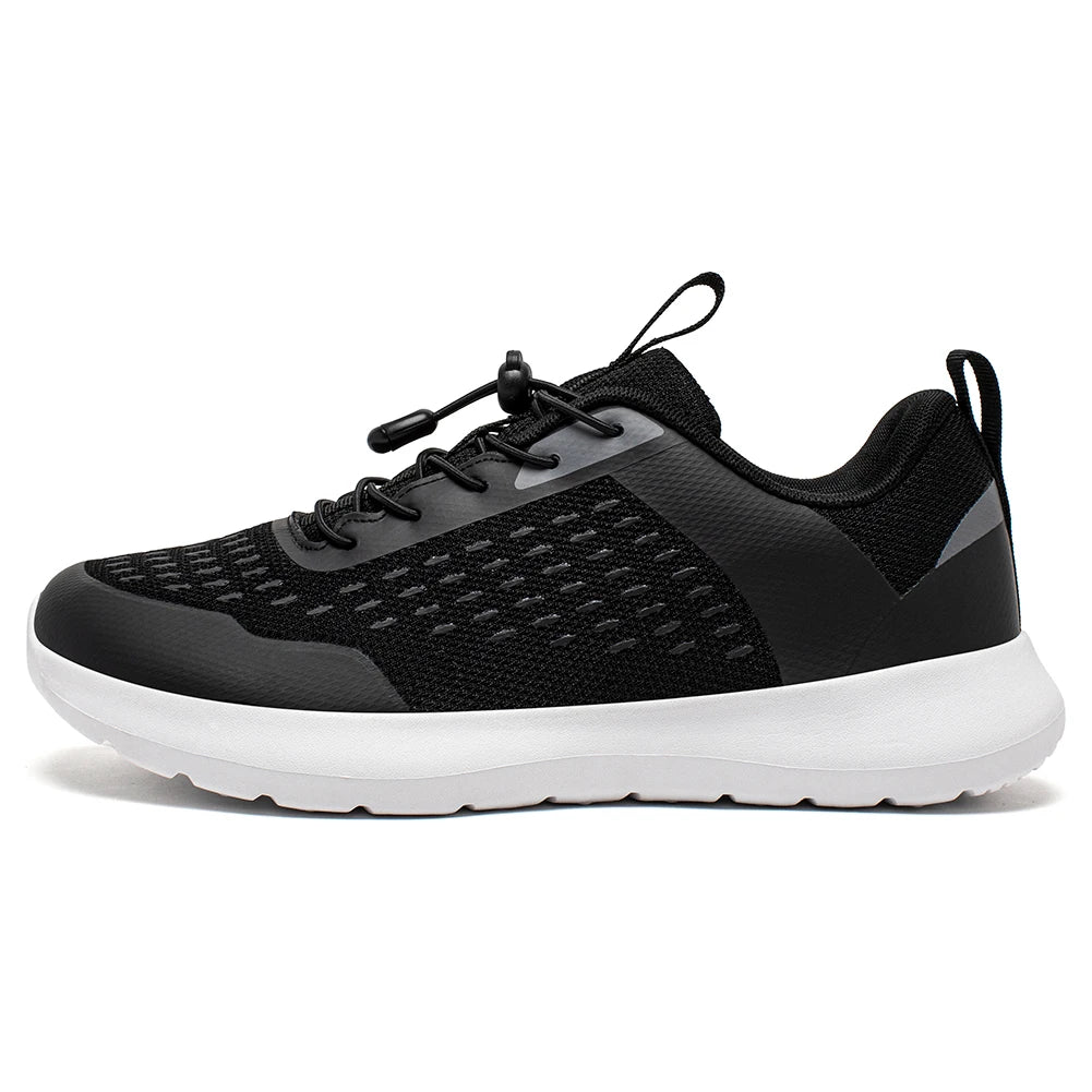HOBIBEAR Wide Toe Running Shoes for Men Women Elastic Band Non Slip Sneakers Comfortable Walking Shoes