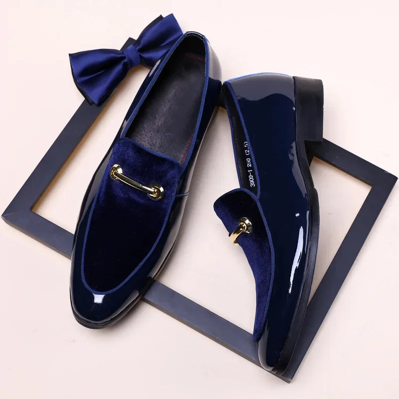 ZapatosPara HombreMen Social Shoe AutumnLuxury Men Dress Leather Shoe Fashion Flat Men Shoe Italian Business Casual Shoes Loafer