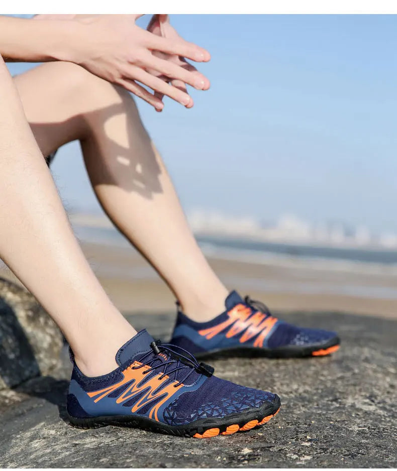 EOCENE Men Women Barefoot Outdoor Sports Aqua Shoes Quick-drying Beach Swimming Fitness Wading Hiking Cycling Water Sneakers