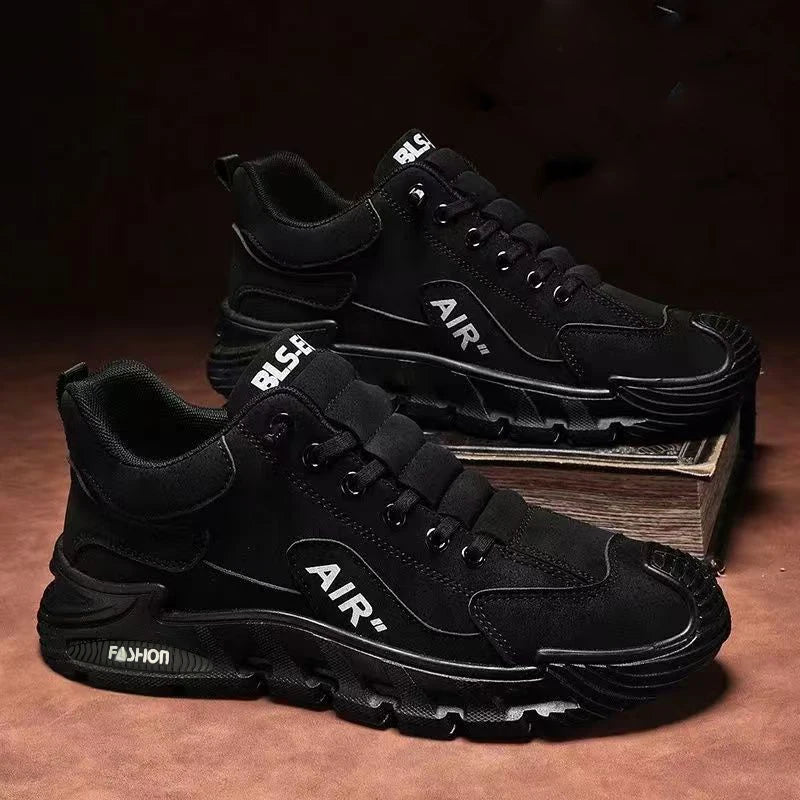 Men's Lightweight Sport Work oes Spring Construction Site Waterproof Non-Slip Wear-Resistant Slip-On Office Work Se oes
