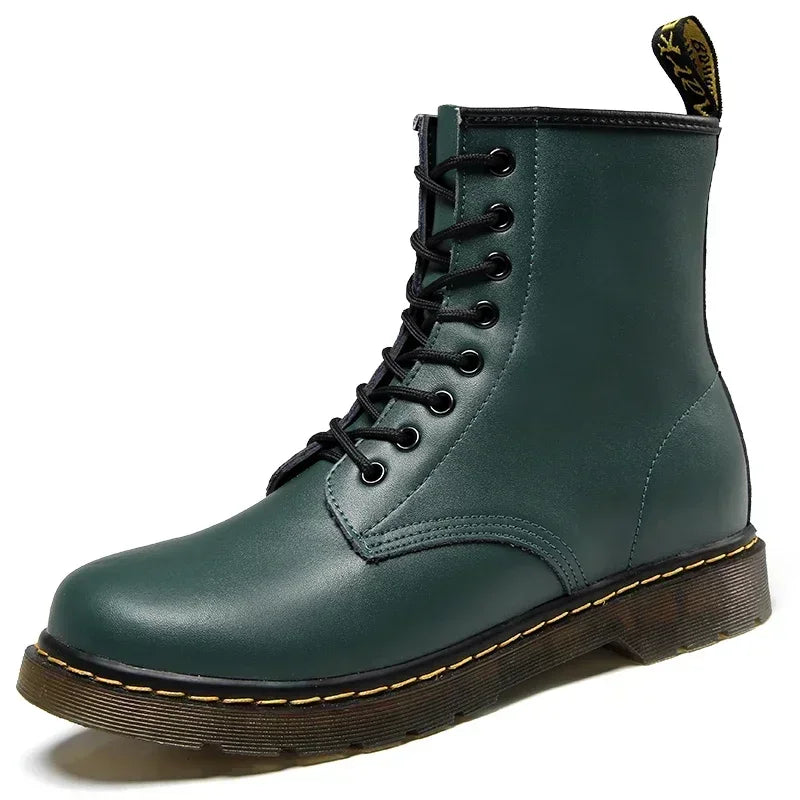 Designer Leather Men Boots Outdoor Mens Ankle Boots Winter Casual Shoes Lightweight Male Warm Work Boots Classic Handmade Boots