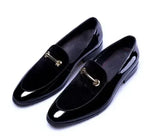ZapatosPara HombreMen Social Shoe AutumnLuxury Men Dress Leather Shoe Fashion Flat Men Shoe Italian Business Casual Shoes Loafer