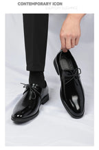Fashion Purple Dress Shoes Man Party Shoes Casual Business Leather Shoes for Men Comfortable Pointed Toe Men's Formal Shoes 2025
