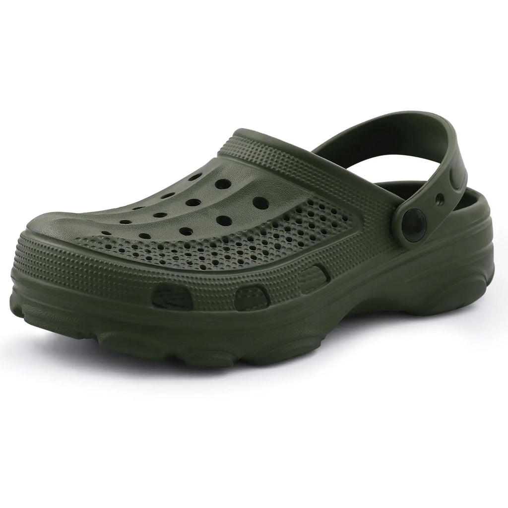 Crestar Fashion Design Sandals New Women Men Breathable Garden Clogs Shoes Outdoor EVA Holes Beach Shoes Summer House Slippers