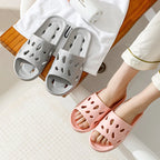 Slippers Men Bathroom Water Leaky Slippers Summer Women Home Couples Non-slip Indoor Home Waterproof Sandals Super Light