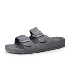 Summer Adjustable Soft Slides Slippers For Men Flat EVA Slippers Lightweight Anti Slip Slippers Size 34-47 48 49  Dropshipping