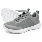 HOBIBEAR Wide Toe Running Shoes for Men Women Elastic Band Non Slip Sneakers Comfortable Walking Shoes