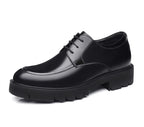 8-10cm Height Increasing Shoes for Men Summer Autumn Inside High Shoes Men's Hollow Business Dress Men's Elevator Leather Shoes