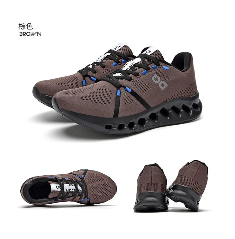Swivel Buckle Mens Sneakers Spring New Light Adult Sport Shoes Casual Breathable Running Trainers Versatile Daddy  Shoes