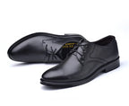 Men Formal Leather Shoes Black Pointed Toe Men Loafers Party Office Business Casual Shoes for Men Oxford Shoes Mens Dress Shoe