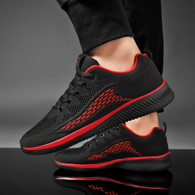 Men Running Sneakers Summer 2023 Men Sport Shoes Lightweight Classical Mesh Breathable Casual Shoes Male Fashion Tenis Masculino