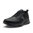 Xtep Running Shoes For Men 2024 Winter Leather Waterproof Sports Shoes Cushioning Wear-Resistant Jogging Sneakers 876419110051
