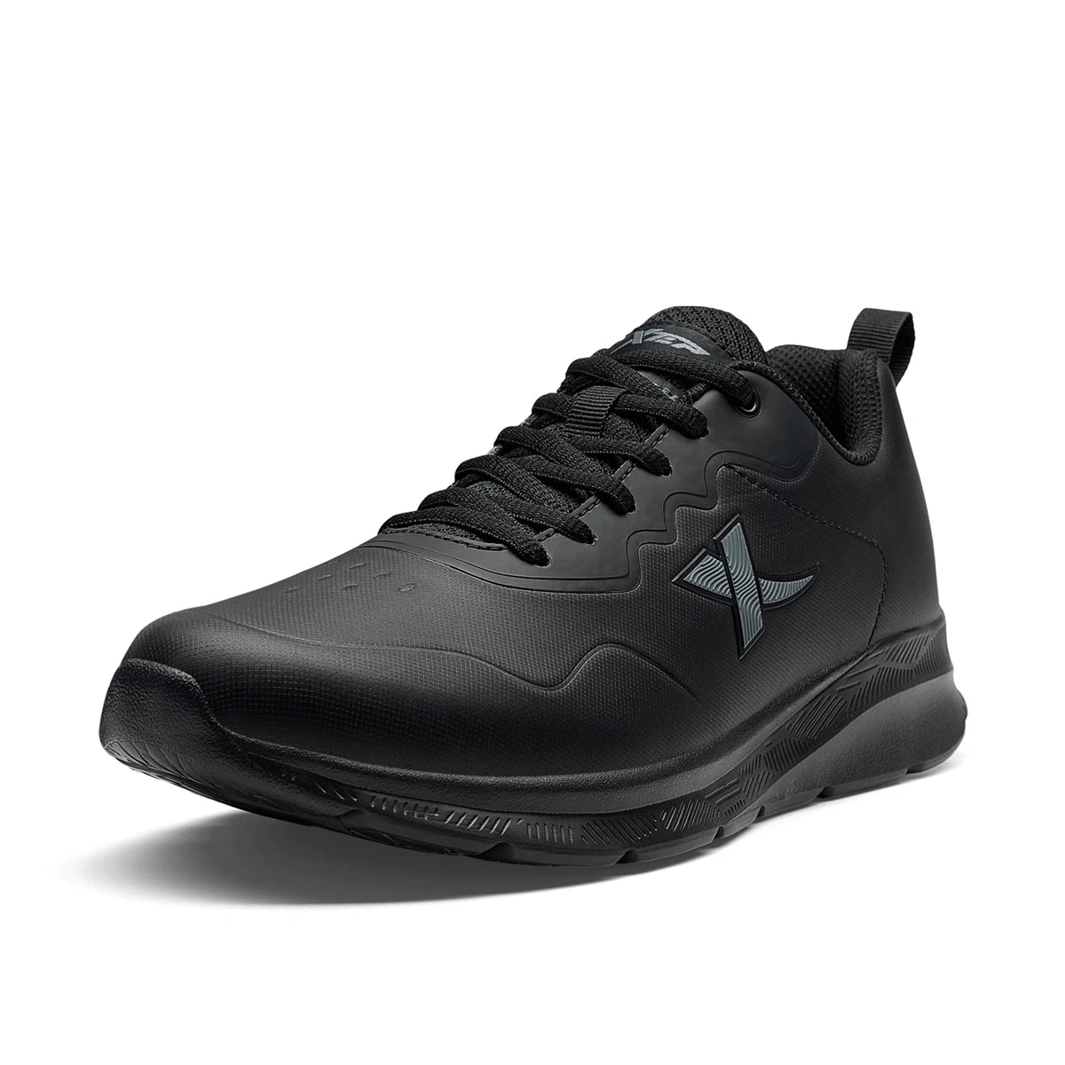 Xtep Running Shoes For Men 2024 Winter Leather Waterproof Sports Shoes Cushioning Wear-Resistant Jogging Sneakers 876419110051