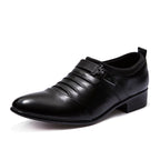 Cheap White Men's Dress Shoes Pointed-Toe Slip-On Leather Shoes Man Big Size 38-48 Casual Business Shoes Men zapatos para hombre