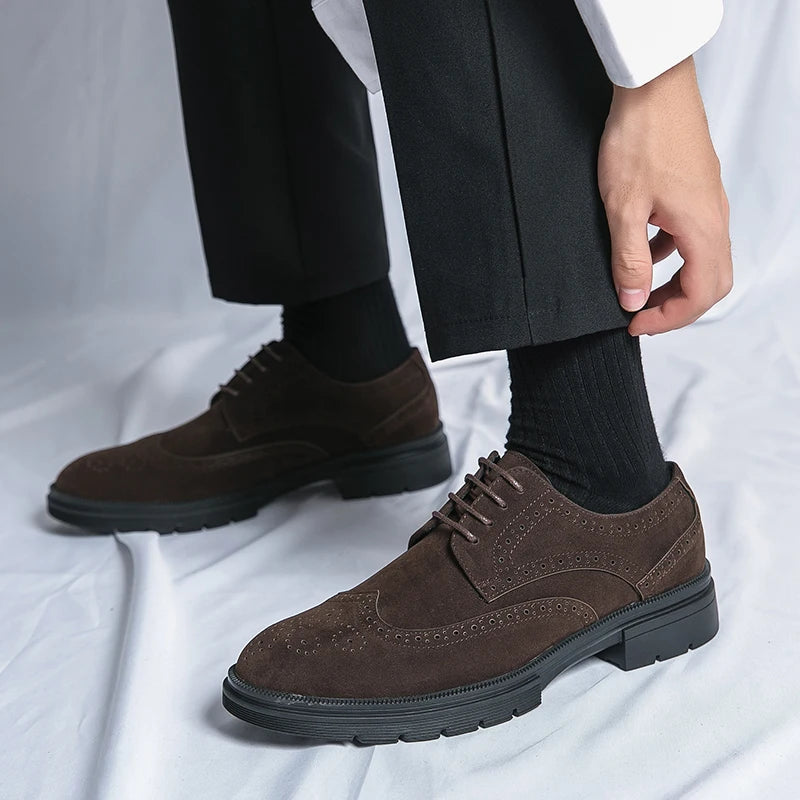 Shoes Men Casual Leather Business Shoes Formal Fashion Dress Tenis De Hombre Moccasins Mokasin Tenis Caballero Designer