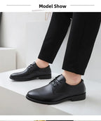 Youth Formal oes Men's Bla Suit oes Soft Bot Busin Interview Casual Wedding oes Leather round Toe Low Heel