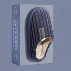Autumn And Winter Men's Thickening Warm Increase Slippers Stepping On The Sense Of Shit Thick Bottom Household Non-Slip Slippers