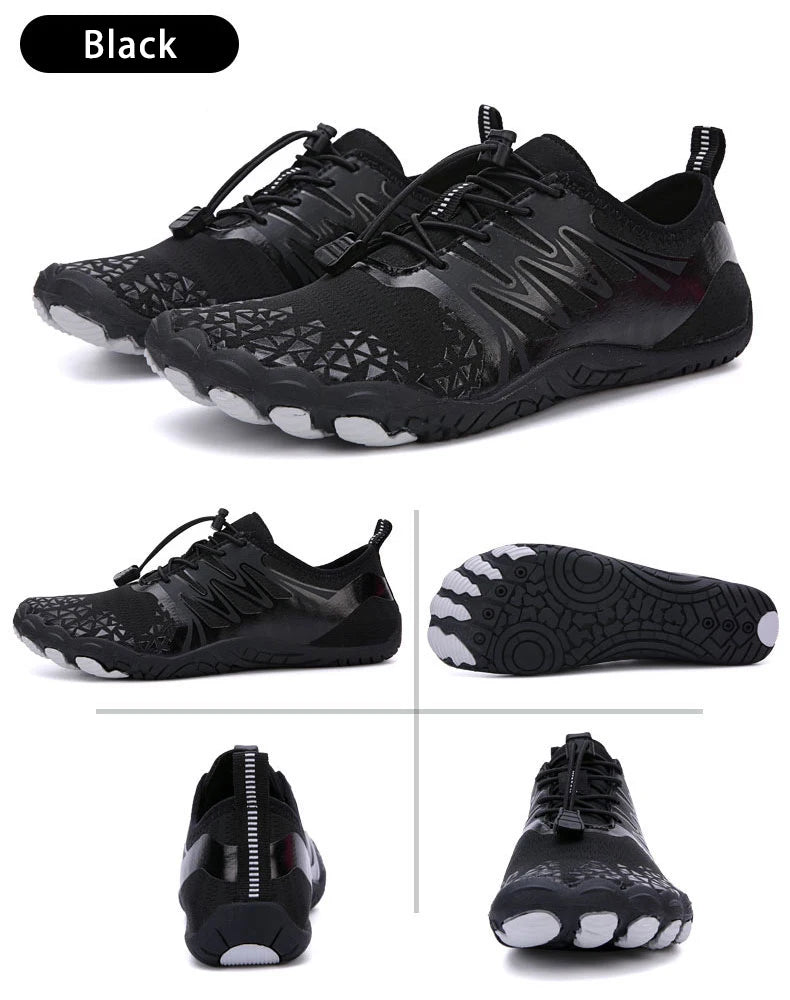 EOCENE Men Women Barefoot Outdoor Sports Aqua Shoes Quick-drying Beach Swimming Fitness Wading Hiking Cycling Water Sneakers