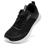 HOBIBEAR Wide Toe Running Shoes for Men Women Elastic Band Non Slip Sneakers Comfortable Walking Shoes