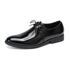 Fashion Purple Dress Shoes Man Party Shoes Casual Business Leather Shoes for Men Comfortable Pointed Toe Men's Formal Shoes 2025