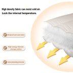 Winter Casual Men's Slippers Indoor Waterproof Home Shoes Fur Flat Warm Fashion Couples Bedroom Houseshoes Large size 48/49