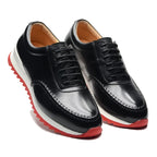 Luxury Business Casual Genuine Natural Cowhide Leather Men's Oxford Sneakers Spring Autumn Crocodile Pattern Anti-slip Footwear