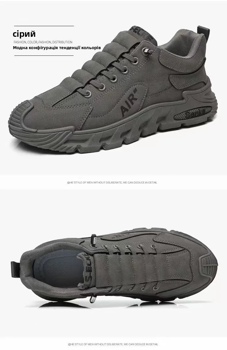 Men's Lightweight Sport Work oes Spring Construction Site Waterproof Non-Slip Wear-Resistant Slip-On Office Work Se oes