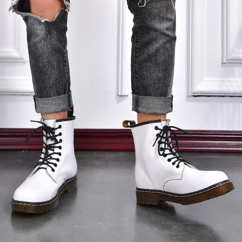 Designer Leather Men Boots Outdoor Mens Ankle Boots Winter Casual Shoes Lightweight Male Warm Work Boots Classic Handmade Boots
