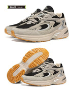 Bassploa Men Running Shoes New Casual Mesh Breathable Lace-Up Sport Shoes Male Fashion Lightweight Non-Slip Walking Shoes
