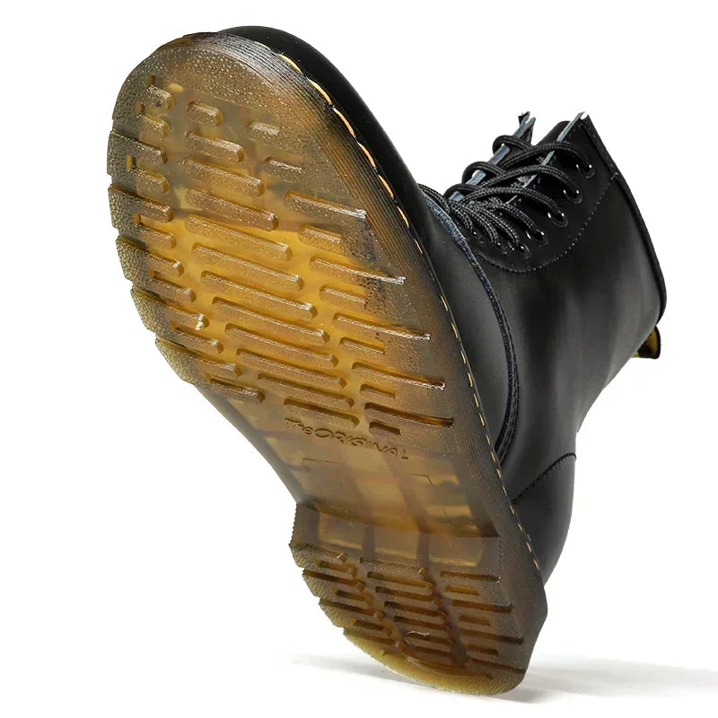 Designer Leather Men Boots Outdoor Mens Ankle Boots Winter Casual Shoes Lightweight Male Warm Work Boots Classic Handmade Boots