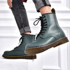 Designer Leather Men Boots Outdoor Mens Ankle Boots Winter Casual Shoes Lightweight Male Warm Work Boots Classic Handmade Boots