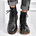 Designer Leather Men Boots Outdoor Mens Ankle Boots Winter Casual Shoes Lightweight Male Warm Work Boots Classic Handmade Boots