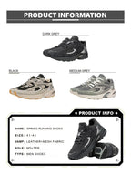 Bassploa Men Running Shoes New Casual Mesh Breathable Lace-Up Sport Shoes Male Fashion Lightweight Non-Slip Walking Shoes