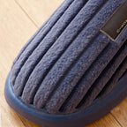 Autumn And Winter Men's Thickening Warm Increase Slippers Stepping On The Sense Of Shit Thick Bottom Household Non-Slip Slippers