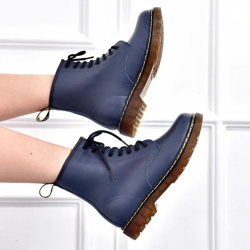 Designer Leather Men Boots Outdoor Mens Ankle Boots Winter Casual Shoes Lightweight Male Warm Work Boots Classic Handmade Boots