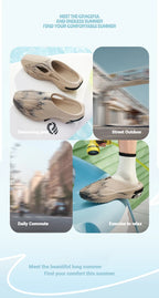 361 Degrees Joker Cyber Men Slippers Outdoors Breathable Soft Anti-slip Antiskid Beach Sandals Flexible Male Shoes 672521104