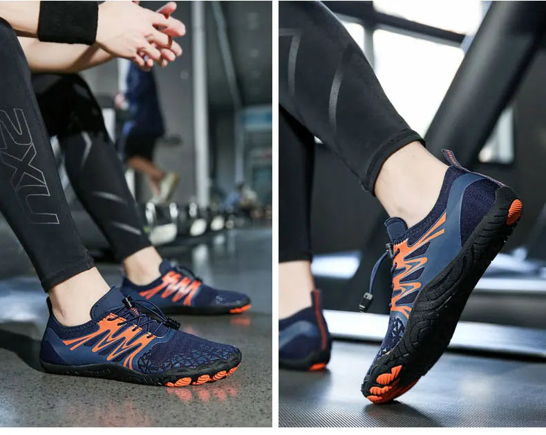 EOCENE Men Women Barefoot Outdoor Sports Aqua Shoes Quick-drying Beach Swimming Fitness Wading Hiking Cycling Water Sneakers