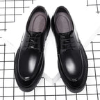 8-10cm Height Increasing Shoes for Men Summer Autumn Inside High Shoes Men's Hollow Business Dress Men's Elevator Leather Shoes