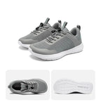 HOBIBEAR Wide Toe Running Shoes for Men Women Elastic Band Non Slip Sneakers Comfortable Walking Shoes