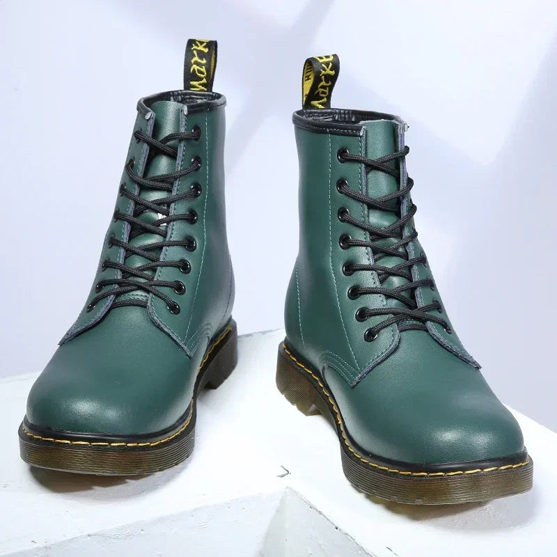 Designer Leather Men Boots Outdoor Mens Ankle Boots Winter Casual Shoes Lightweight Male Warm Work Boots Classic Handmade Boots