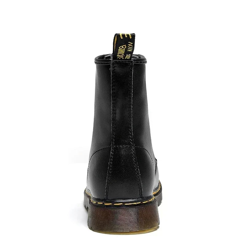 Designer Leather Men Boots Outdoor Mens Ankle Boots Winter Casual Shoes Lightweight Male Warm Work Boots Classic Handmade Boots